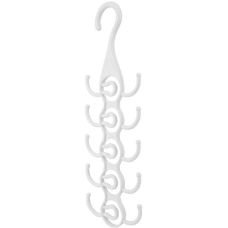 Eiffel Organisateur De Penderie Pour Cintre À Cravates (Blanc) (1/4)