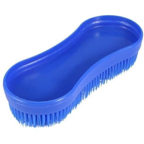 Pinceau de toilettage pour chevaux Brosses de nettoyage Soft Touch Massage Équestre Un peigne à curry équin (1/3)