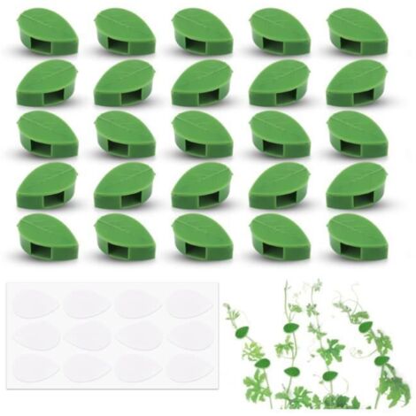 30 Pièces,Clip Plante grimpante,De Fixation Végétale Clips,Mur Support Vigne,Clip de câble de Bureau,Végétal Mur Support Vigne (1/4)