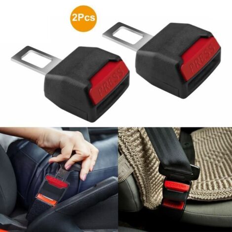 2bouchon d'alarme de ceinture de sécurité,Clips de boucle,Attaches décapsuleurs pour voiture, Anti alarme son,Poignée en plastique (1/4)