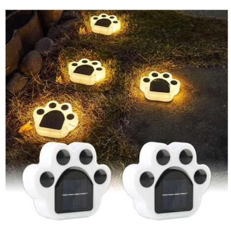 Lampes solaires - Non spécifié - Lot de 4 - LED - Blanc - Extérieur (1/4)