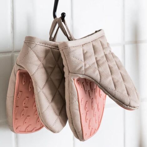 Gants de cuisine en silicone anti-brûlure en forme de poisson, support de four, multi-usages, 2 pièce (1/4)