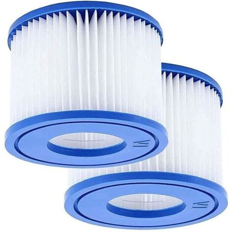 Cartouches Filtrantes pour Piscine, 2 Pièces Filtre de Rechange pour Piscine à Remous pour Cartouche Filtrante Bestway VI[L1002] (1/4)