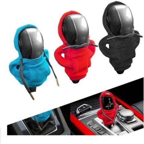 Lot de 3 sweats à capuche pour pommeau de levier de vitesse - Décoration de pommeau de levier de vitesse - Accessoire de changement (1/4)