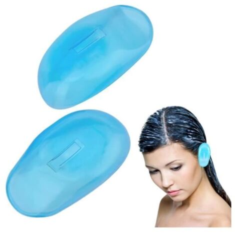 6 Paire Cache-Oreilles pour Coiffure : protège-Oreilles en Plastique imperméables pour coiffeurs et Usage à Domicile, yd (1/4)