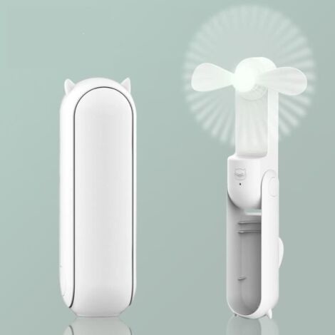 Mini ventilateur - Generic - Pliable - 1500mAh - 2 vitesses - 60 dB silencieux (1/4)