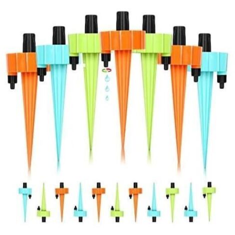 Goutte à Goutte Bouteille,18 Pcs Goutte à Goutte Kit,Arroseurs Automatiques Plantes,Irrigation Système,Dispositifs D'arrosage (1/4)