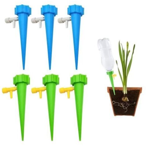 Irrigation Goutte à Goutte Kit,Kit Irrigation Automatique,Kits D'arrosage Automatiques Goutte Goutte,Système Irrigation Plante, 6PCS (1/4)
