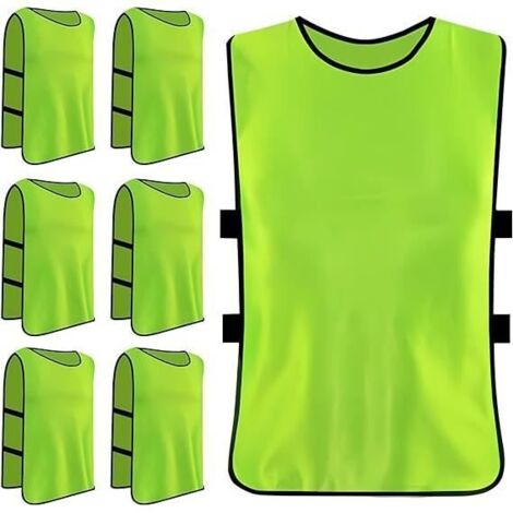 Chasuble de Football - Non spécifié - 6Pcs - Polyester Résistant - Mixte - Fluorescent (1/4)