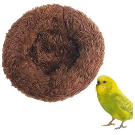 Nid De Coton D’Oiseau Nid Chaud Pour Perroquet Coussin Chaud D'hiver En Coton Nid De Coquille De Noix De Coco (1/4)