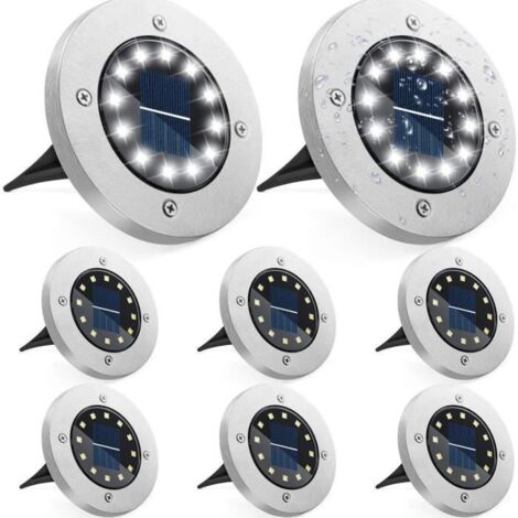 Lumière souterraine solaire - Inox - Jardin - Imperméable - Énergie solaire - LED intégrée (1/3)