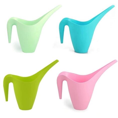 Arrosoir en Plastique - 4 PCS - 1L - Couleurs Variées - Outils de Jardinage Pratiques (1/4)