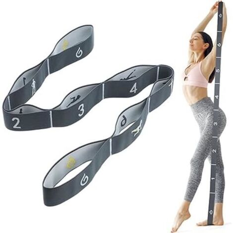 8 niveaux d’intensité ceinture de musculation stretch ceinture de musculation stretch ceinture de musculation entraînement pilates (1/4)
