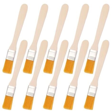 Pinceaux - Non spécifié - 10 PCS - Poils durables - Manche en bois - Pour bricolage (1/4)