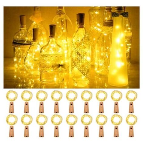 Guirlande Lumineuse - Non spécifié - 18 pièces - 20 LED - 200 cm - Étanche - Blanc (1/4)