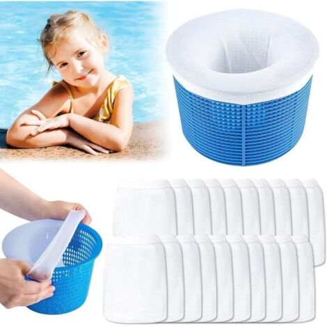 Chaussette Skimmer Piscine - Non spécifié - 20 Pièces - Élastique - Nylon - Réutilisable (1/4)
