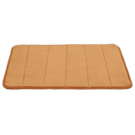 Tapis de Bain,Tapis de bain antidérapant, 1 pièce, 40x60 cm, salle d'eau de maison, rouleau de cuisine, en mousse à - Type Khaki (1/4)
