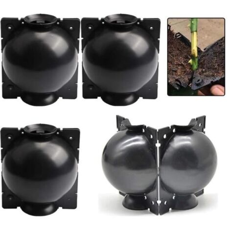 Boîte de Greffage de Plantes - Noir - Asymétrique - Plastique (1/4)