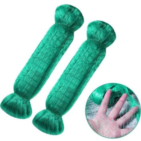 Filet Anti Oiseaux - Vert - 2pcs - 4x10m - Jardin - Filet de Protection - Protéger Les Plantes (1/4)