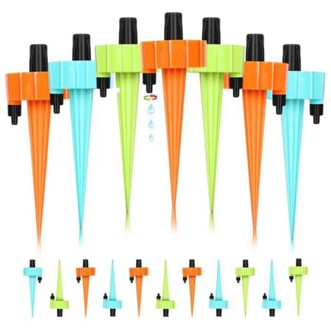 18pcs Irrigation Goutte à Goutte Kit, Arroseurs automatiques Plantes Irrigation Système, dispositif d'arrosage à vitesse réglable (1/4)
