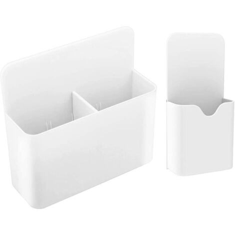 Porte-crayons - Non spécifié - Magnétique - Blanc - 2 supports - Design innovant (1/4)
