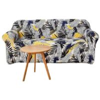Housse Canape 3 Place avec Accoudoirs-Housse de Canapé Extensible-Housse de Fauteuil Couvre Canapé Elastique