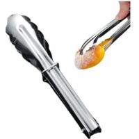 Tongs Stainless Steel,Cooking Tongs Anti-Scalding Barbecue Tongs,Heavy Duty Food Tongs, Non-slip Metal Tongs, Cooking Clamp Tool
