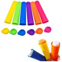 6 Pieces Moule à Glace En Silicone, Tube Glace à L'Eau, Kit Glace à L'Eau, Moule Silicone Diy RéUtilisable, IdéAl Pour Les Enfants