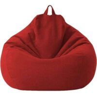 Pouf Poire Adulte et Enfants,Pouf Géant sans Remplissage,Pouf de Salon,Grande Fauteuil de Salon pour Intérieur et Extérieur-80x90cm