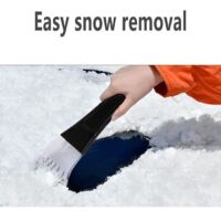 Le Grattoir de Glace pour Les Voitures,Lot de 2 Grattoir Pare Brise Voiture,grattoirs à Glace pour Pare-Brise de Voiture