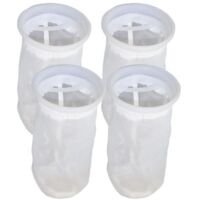 Filtre à Eau de Pluie - IBC - Lot de 4 - Nylon - Filtration Fine - Couleur Blanche