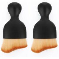 brosses anti-poussière pour intérieur de voiture,Brosse Nettoyage Voiture,Pinceau Detailing Auto,pour Nettoyer Voiture,2pcs