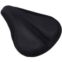 Rainure droite - Housses de dégager de vélo 3D en gel de silicone, coussin de siège de vélo, optique douce, s