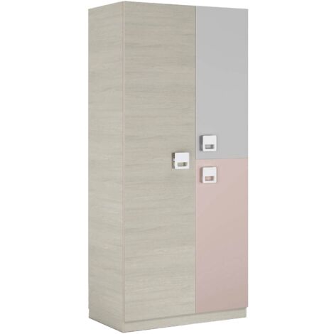 Guardaroba 3 Ante - Armadio Camera da Letto Grigio 52x90 cm