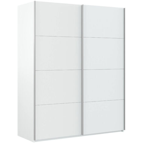Guardaroba 2 Ante - Armadio Camera da Letto Bianco 60x200h cm