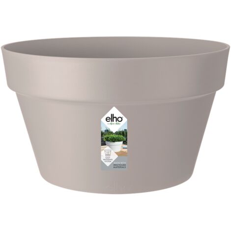 Elho Loft Urban Coupe 35 - Gris - L 35 x B 34.5 x H 20 cm - extérieur - 100% recyclé (1/3)