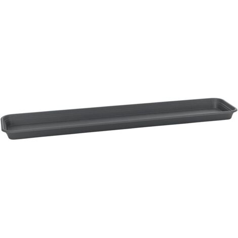 Florus Soucoupe Universelle Rectangulaire M80 - Gris - L 76 x B 17.8 x H 0 cm - extérieur - 100% recyclé