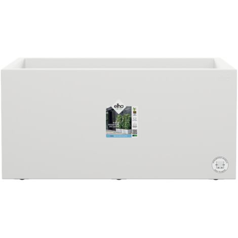 Elho Vivo Next Long 80 - Blanc - L 78 x B 39 x H 38 cm - intérieurextérieur - 100% recyclé (1/3)