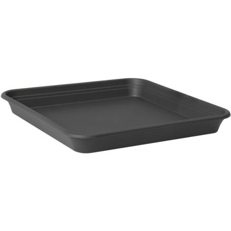 Florus Soucoupe Universelle Quadro 20 - Gris - L 20 x B 19.6 x H 0 cm - extérieur - 100% recyclé