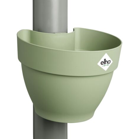 Elho Vibia Campana Pot Gouttière 22 - Vert - L 22 x B 19.1 x H 16 cm - extérieur - 100% recyclé