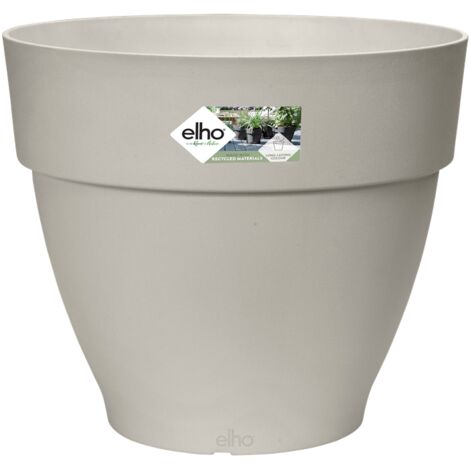 Elho Vibia Campana Rond 20 - Blanc - L 20 x B 19.5 x H 17 cm - extérieur - 100% recyclé (1/4)