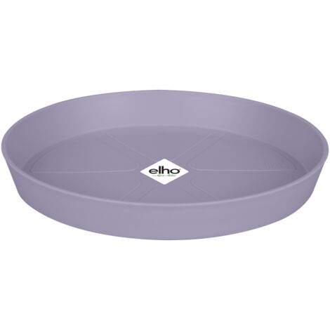 Elho Loft Urban Soucoupe Ronde 24 - Violet - L 24 x B 24.2 x H 3 cm - extérieuraccessoires - 100% recyclé