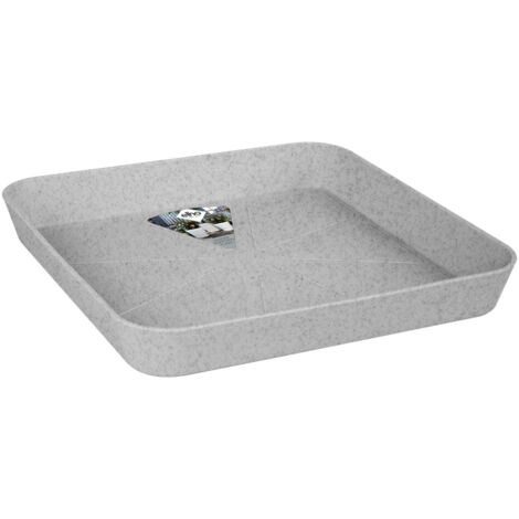 Elho Loft Urban Saucer Square 28 Living Concrete Sottovaso Quadrato