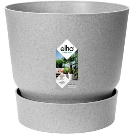 Elho Greenville Round 16 Living concrete Vaso Rotondo