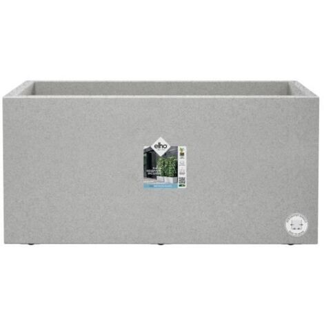 Elho Vivo Next Long 60 Bac a fleurs - Gris - L 59 x B 30 x H 29 cm - intérieurextérieur - 100% recyclé