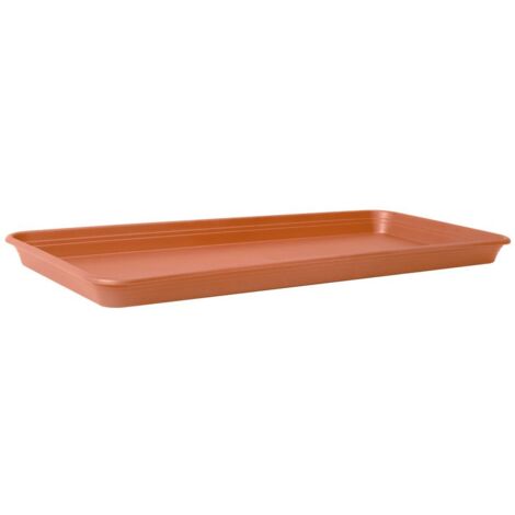 Florus Soucoupe Universelle Rectangulaire L70 - Beige - L 70 x B 29.4 x H 0 cm - extérieur - 100% recyclé