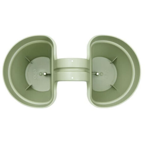 ELHO - Pot de fleurs - Vibia Campana Flower Twin 21 - Vert Pistache - Balcon extérieur - L 38.4 x W 20.5 x H 26.5 cm (1/4)