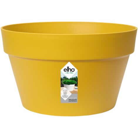 Pot De Fleurs Elho Loft Bowl Rond Ø35cm Ocre (1/5)