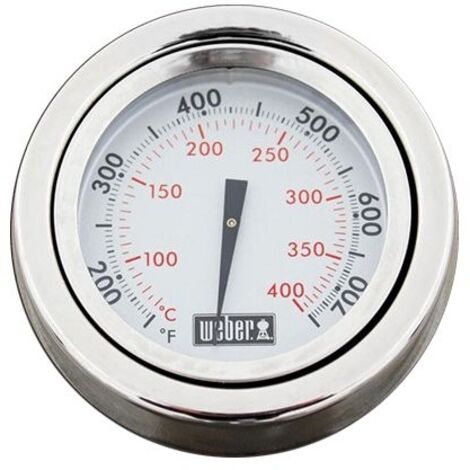 Support de thermomètre barbecue – Accessoire de cuisson pour barbecue à gaz – Remplacement pour Weber Genesis II – Acier inoxydable