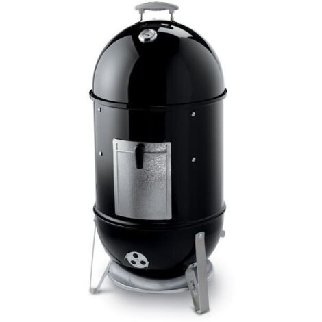 Weber – Fumoir Smokey Mountain Ø 57 cm – Acier émaillé – Thermomètre intégré – 2 grilles de cuisson – 731004 (1/7)